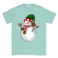 Seafoam Snowman Classic Tee - NancyCooperArtShop