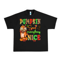 Black Pumpkin Spice And Everything Nice Urban Heavy Tee - MaliasSmallBusiness