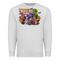 Dove Grey trick rawr treat Premium Sweatshirt - FaDigitalArtStudio