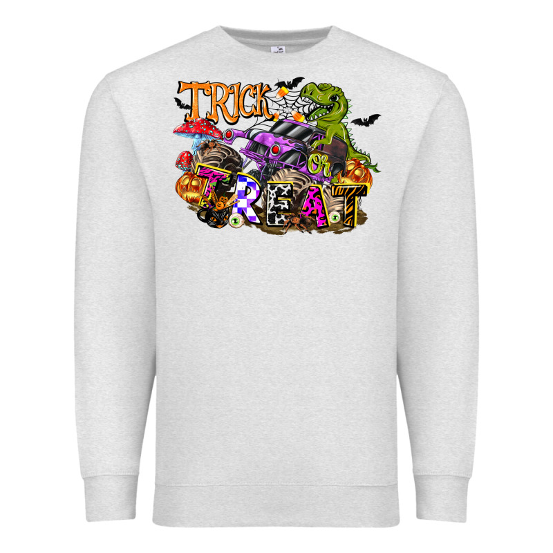 Trick Rawr Treat Premium Sweatshirt by FaDigitalArtStudio | Teevron