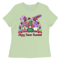 Matcha happy easter gnomies rainbow Ladies Tee - Artiststas