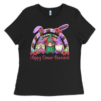 Happy Easter Gnomies Rainbow Ladies Tee | Teevron