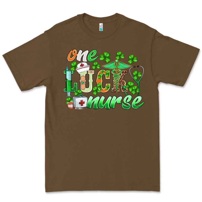 St.patricks One Lucky Nurse Premium Tee by BarkalooDesign | Teevron