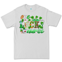 Dove Grey st.patricks one lucky nurse Premium Tee - BarkalooDesign
