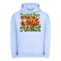 Pigment Grape Ice Pumpkin Spice Junkie Urban Hoodie - CowhideDigitalArt