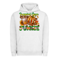 Pigment Lunar Rock Pumpkin Spice Junkie Urban Hoodie - CowhideDigitalArt