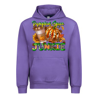 Tulip Pumpkin Spice Junkie Urban Hoodie - CowhideDigitalArt