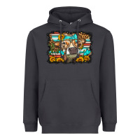 Smoke sunflower cow olivia Heavyweight Hoodie - OliviaCreatesArt