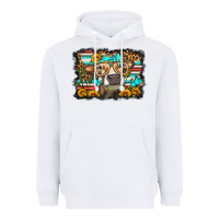White sunflower cow olivia Heavyweight Hoodie - OliviaCreatesArt