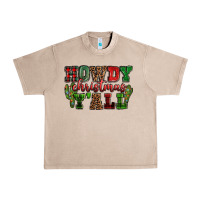 French Oak Howdy Christmas y'all Urban Heavy Tee - NancyCooperArtShop