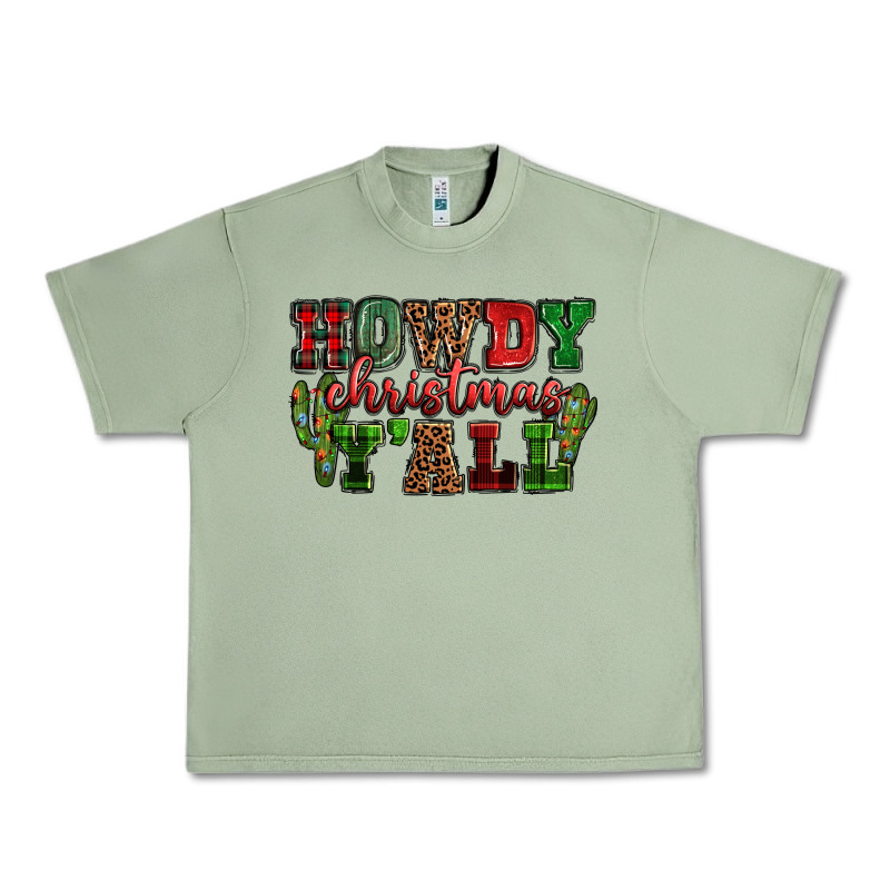 Howdy Christmas Y'all Urban Heavy Tee by NancyCooperArtShop | Teevron