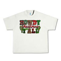 Pistachio Howdy Christmas y'all Urban Heavy Tee - NancyCooperArtShop