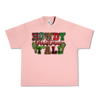 Salmon Howdy Christmas y'all Urban Heavy Tee - NancyCooperArtShop
