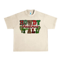 Sandshell Howdy Christmas y'all Urban Heavy Tee - NancyCooperArtShop