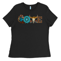 Black western love Ladies Tee - AdoDesignShop