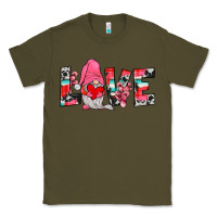 Army Green gnome love Classic Tee - JahusDesignShop