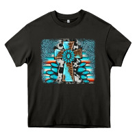 Asphalt cross gemstone background Heavy Core Tee - AdoDesignShop