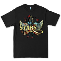 Black oh my stars america wings Premium Tee - NancyCooperArtShop