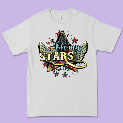 Oh My Stars America Wings Premium Tee Designed By Nancycooperartshop