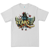 Dove Grey oh my stars america wings Premium Tee - NancyCooperArtShop