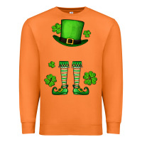 Carrot Custom name St. Patrick's leprechaun Premium Sweatshirt - OliviaCreatesArt