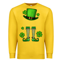 Lemon Custom name St. Patrick's leprechaun Premium Sweatshirt - OliviaCreatesArt