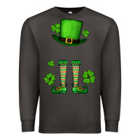 Smoke Custom name St. Patrick's leprechaun Premium Sweatshirt - OliviaCreatesArt