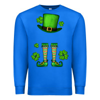 True Royal Custom name St. Patrick's leprechaun Premium Sweatshirt - OliviaCreatesArt