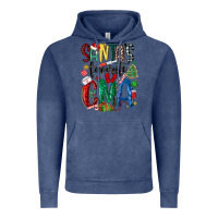 Vintage Denim santas favorite cma nurse Vintage Hoodie - MaliasSmallBusiness