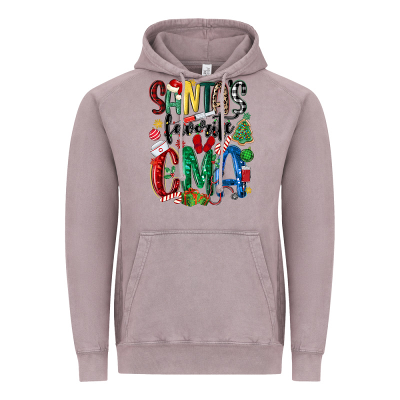 Santas Favorite Cma Nurse Vintage Hoodie by MaliasSmallBusiness | Teevron