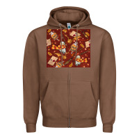 Chestnut wizard items with glitter Zipper Hoodie - TumblerDesignByShophia
