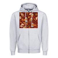 Heather Grey wizard items with glitter Zipper Hoodie - TumblerDesignByShophia