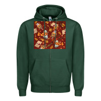 Sports Green wizard items with glitter Zipper Hoodie - TumblerDesignByShophia