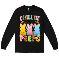 Black chillin' with my peeps nurse Long Sleeve Tee - Artiststas
