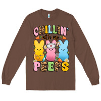 Chestnut chillin' with my peeps nurse Long Sleeve Tee - Artiststas