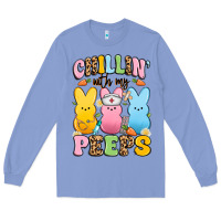 Colony Blue chillin' with my peeps nurse Long Sleeve Tee - Artiststas