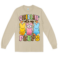 Mushroom chillin' with my peeps nurse Long Sleeve Tee - Artiststas