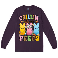 Plum chillin' with my peeps nurse Long Sleeve Tee - Artiststas