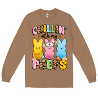 Toasted Coconut chillin' with my peeps nurse Long Sleeve Tee - Artiststas