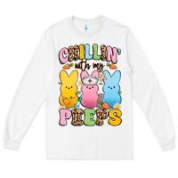 White chillin' with my peeps nurse Long Sleeve Tee - Artiststas
