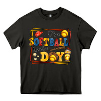 Asphalt its a softball kinda day Heavy Core Tee - AdoDesignShop
