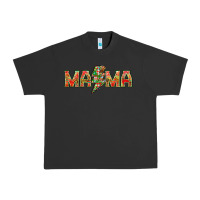 Pigment Black Mama Christmas lightning bolt Urban Heavy Tee - NancyCooperArtShop