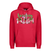 Cardinal Happy Easter Bunny Mom Premium Hoodie - CowGirlArtShop