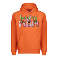 Carrot Happy Easter Bunny Mom Premium Hoodie - CowGirlArtShop