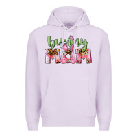 Lilac Happy Easter Bunny Mom Premium Hoodie - CowGirlArtShop