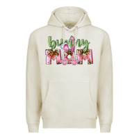 Oatmeal Heather Happy Easter Bunny Mom Premium Hoodie - CowGirlArtShop