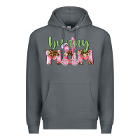 Rock Happy Easter Bunny Mom Premium Hoodie - CowGirlArtShop