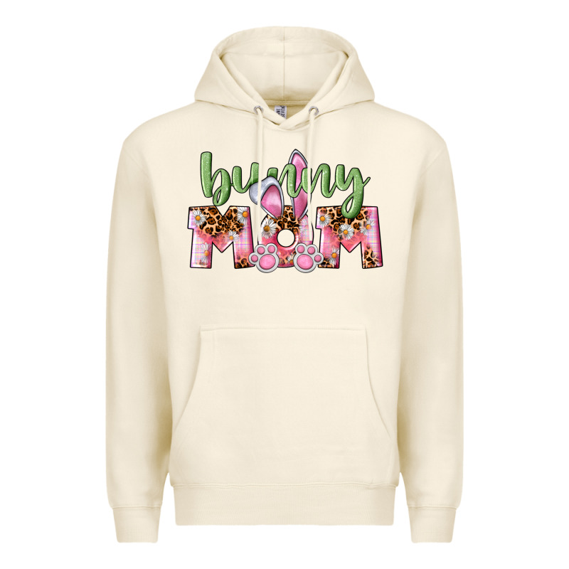 Happy Easter Bunny Mom Premium Hoodie by CowGirlArtShop | Teevron