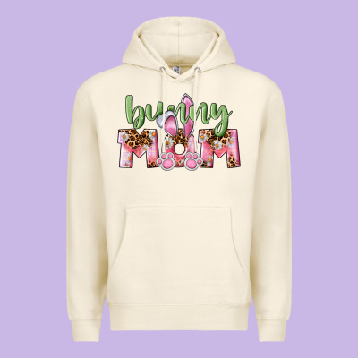Happy Easter Bunny Mom Premium Hoodie Designed By Cowgirlartshop