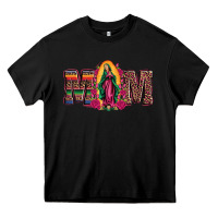 Black mom our lady of guadalupe Heavy Core Tee - Artiststas